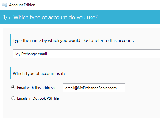 enter your Exchange email